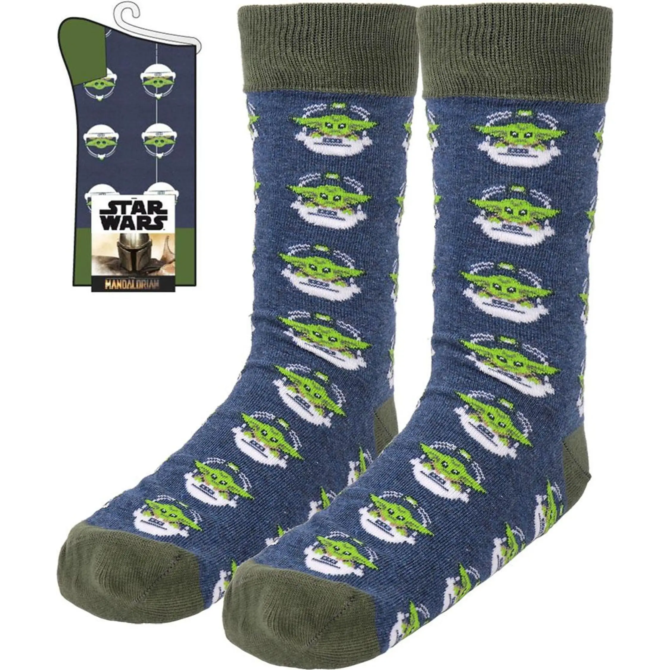 CALCETINES ADULTO THE MANDALORIAN DARK - AZUL