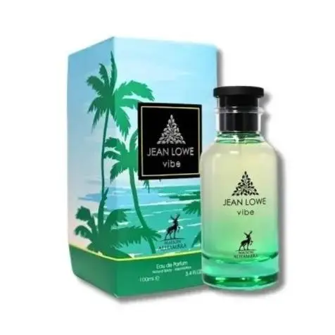 Fragancia Jean Lowe Vibe por Maison Alhambra - Notas Amaderadas y Dulces