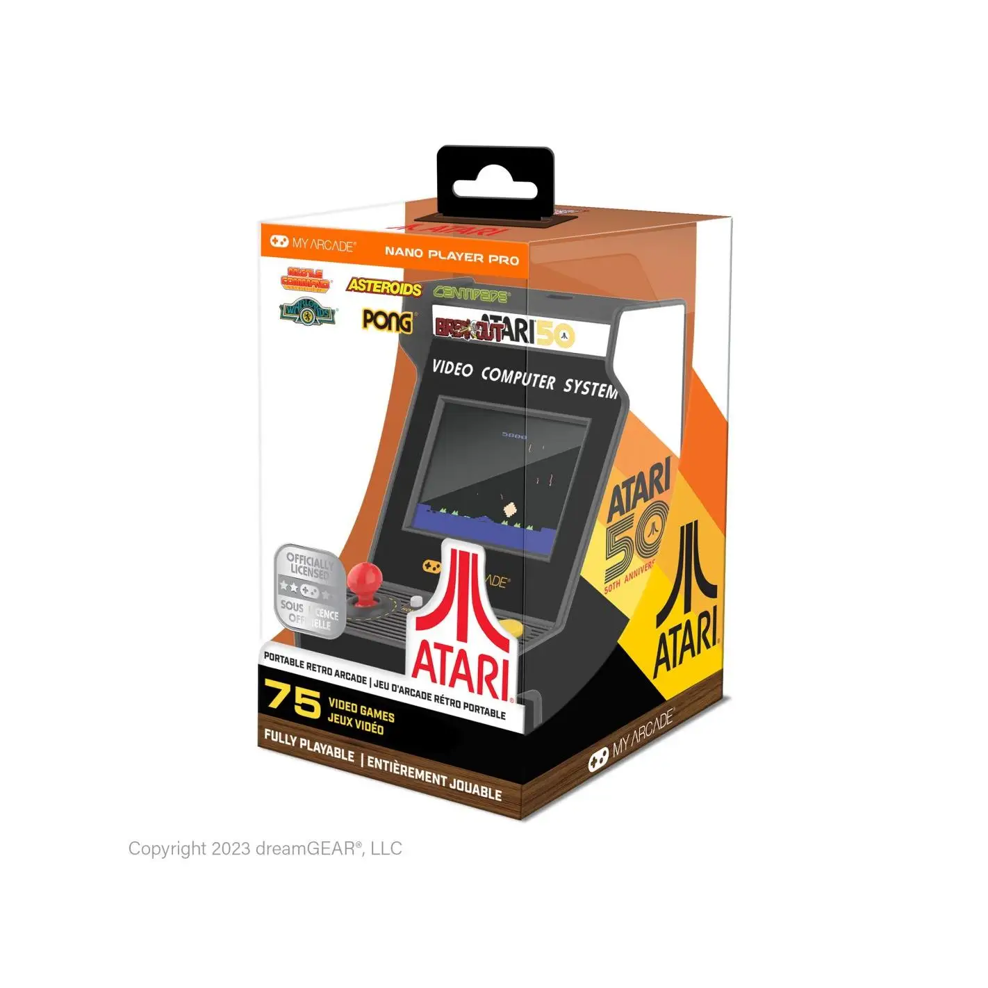 My Arcade Nano Consolas Licencia Nano Player Pro 4.8"" Atari Port. Ret. Arc. - Imagen 3