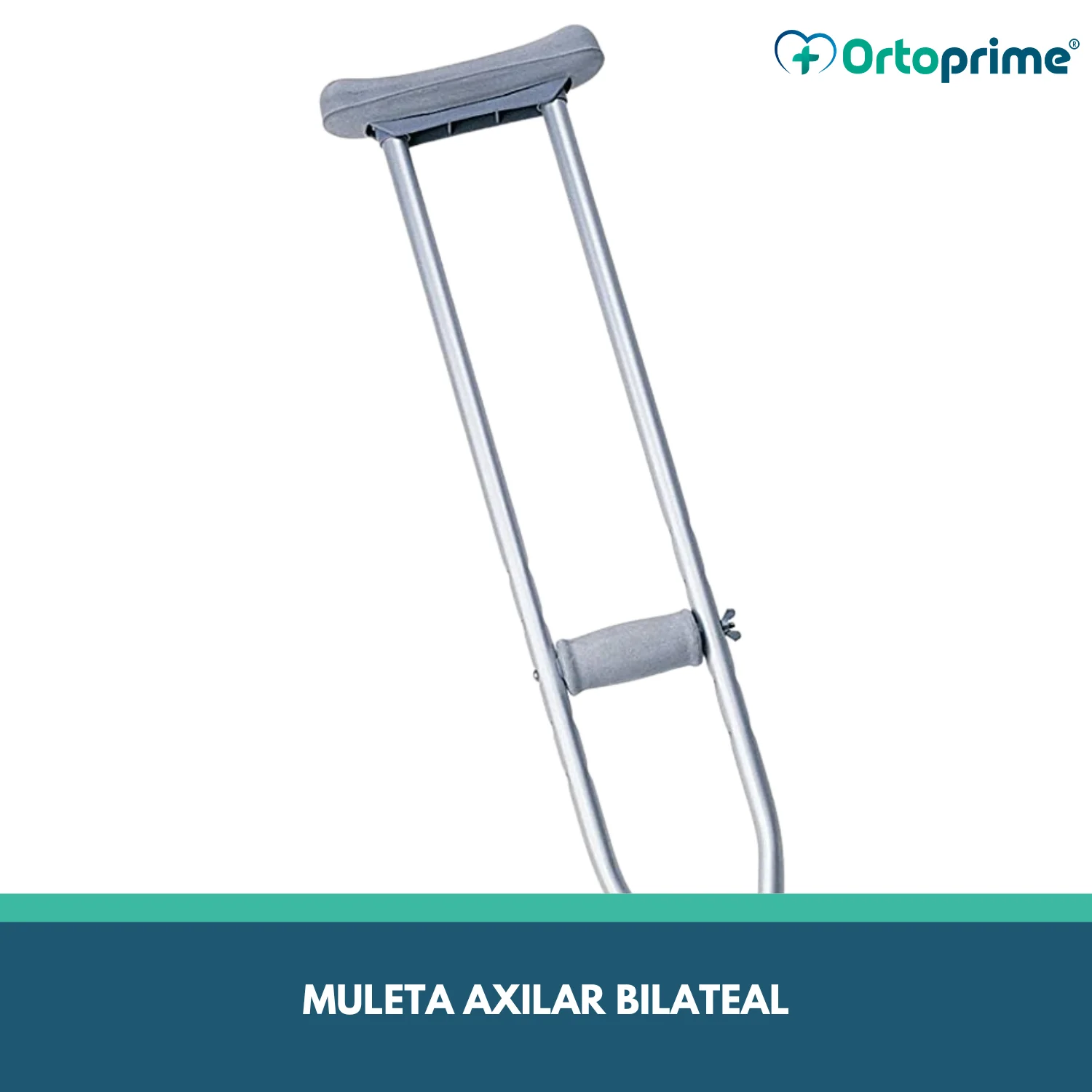 Dual-regulating axillary crutch | Comfortable and safe orthoprime orthoprime