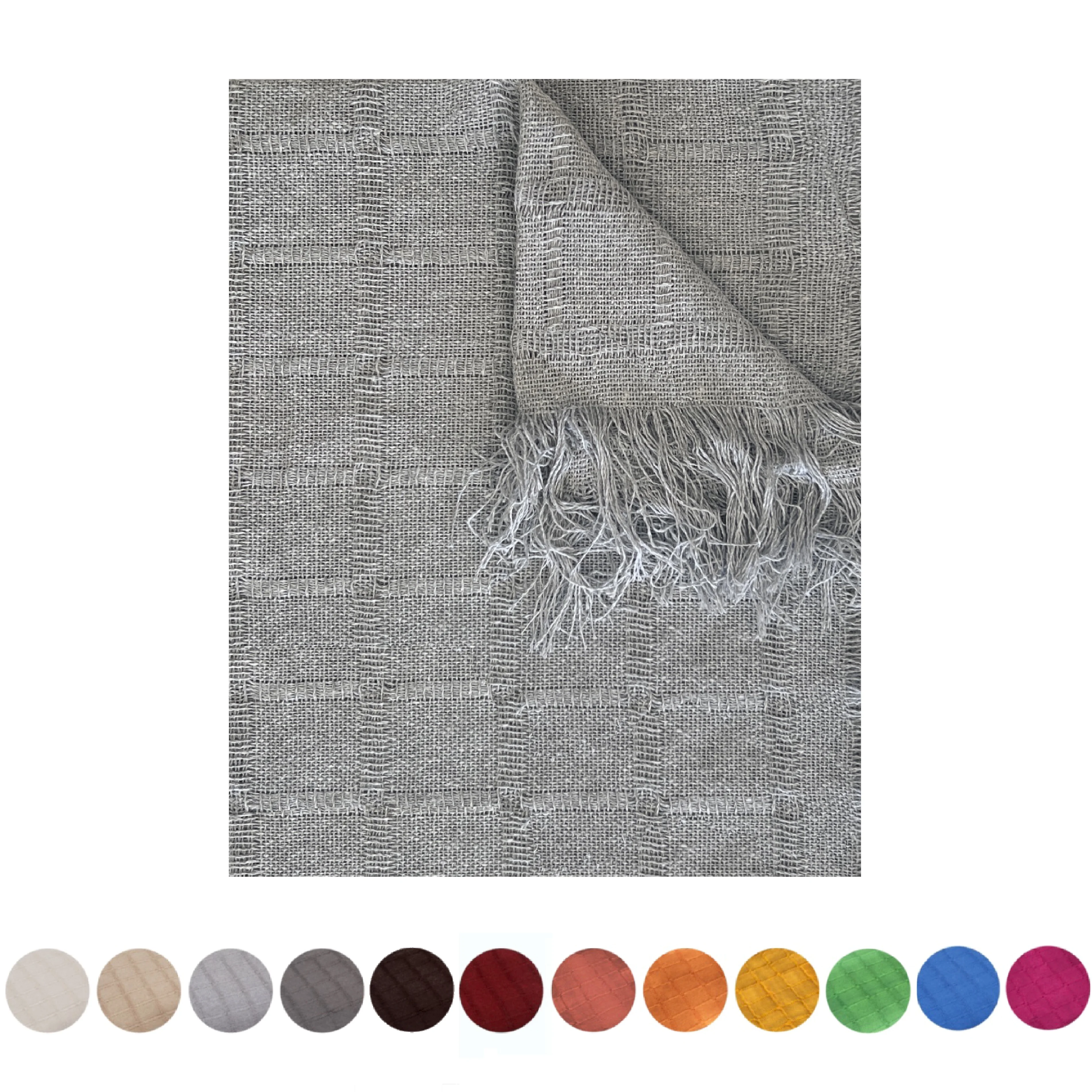GFD Textiles - Colcha Multiusos para Sofas Lisa, Cubre Sofa, Plaid Sofa, Plaid Cama, Jarapas para Sofas, Foulard Sofa, Manta Cubre Sofa, Colcha Sofa