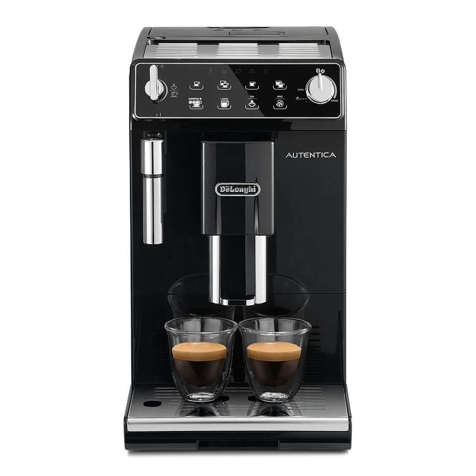 De'longhi - authentic super-automatic coffee maker etam29.510.b with integrated grinder 15 bars of pressure, 1.8l capacity, 1450w, black