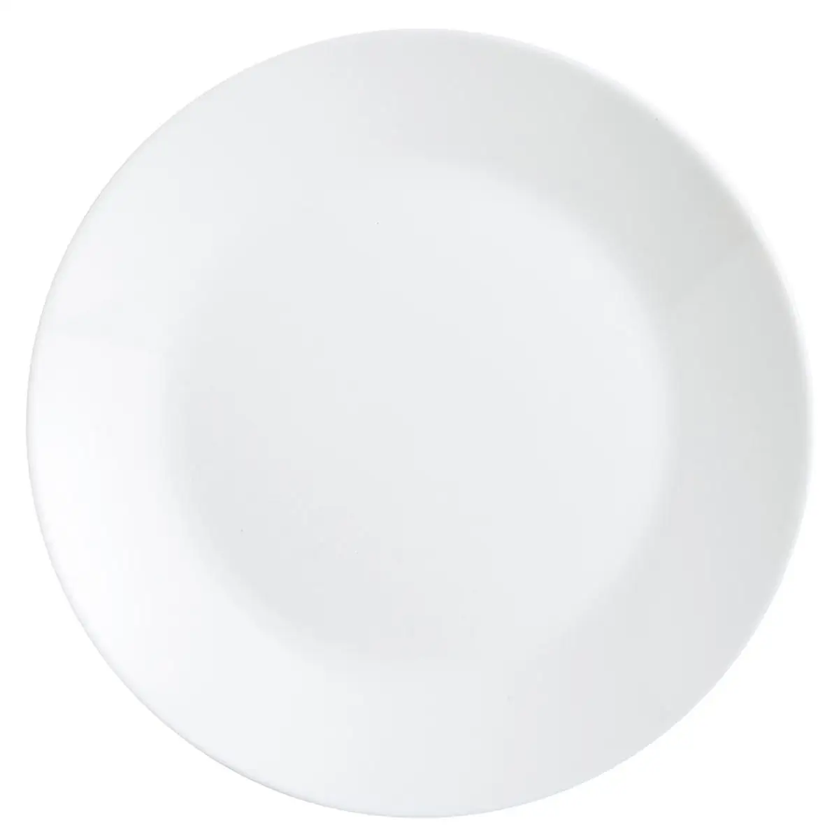 Luminarc Zelie Platos Llanos Opal 25CM Blanco X12 Francia Reciclable
