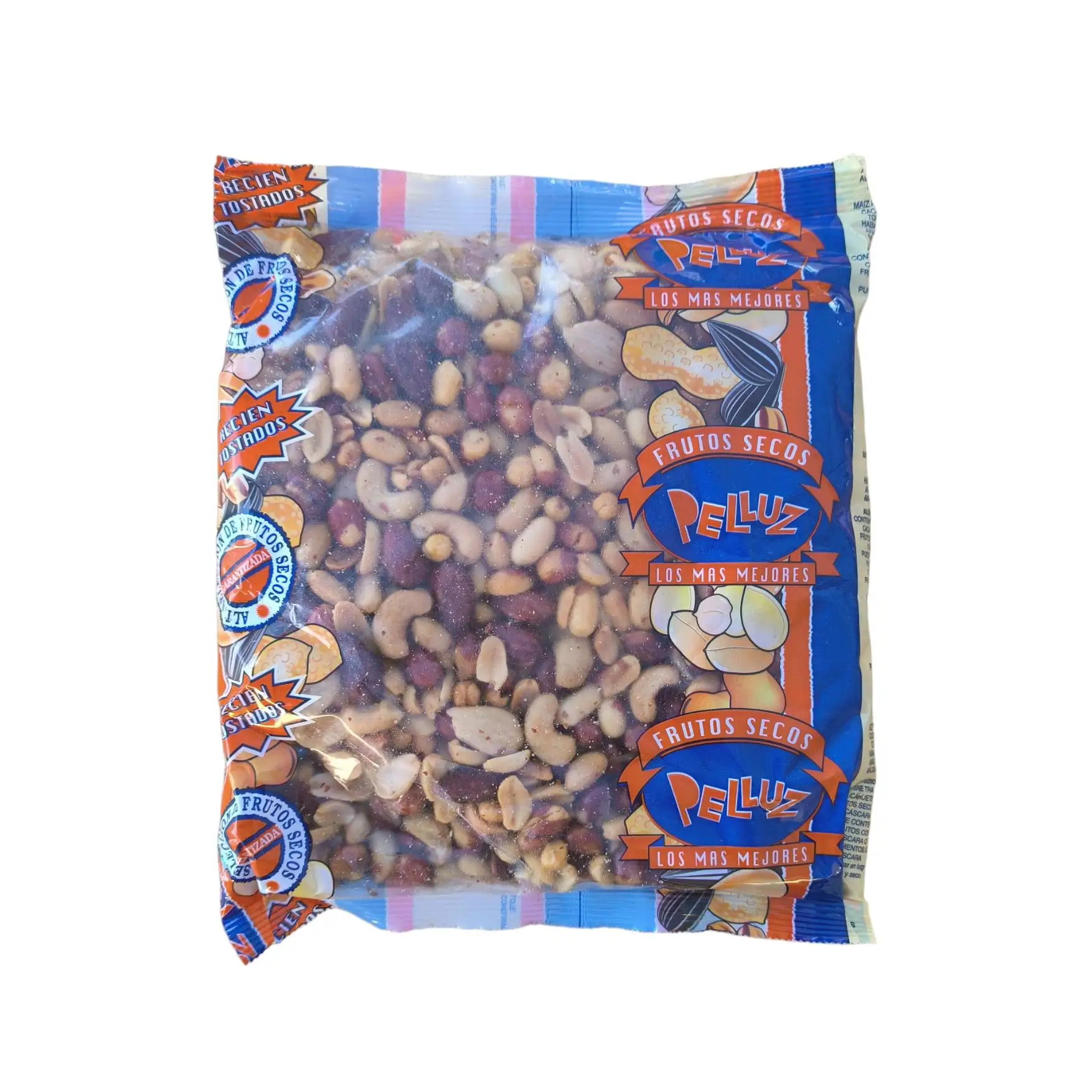 Revuelto Frito de Almendra, Anacardo, Cacahuete y garganzo - mix frito - caribe mix pelluz