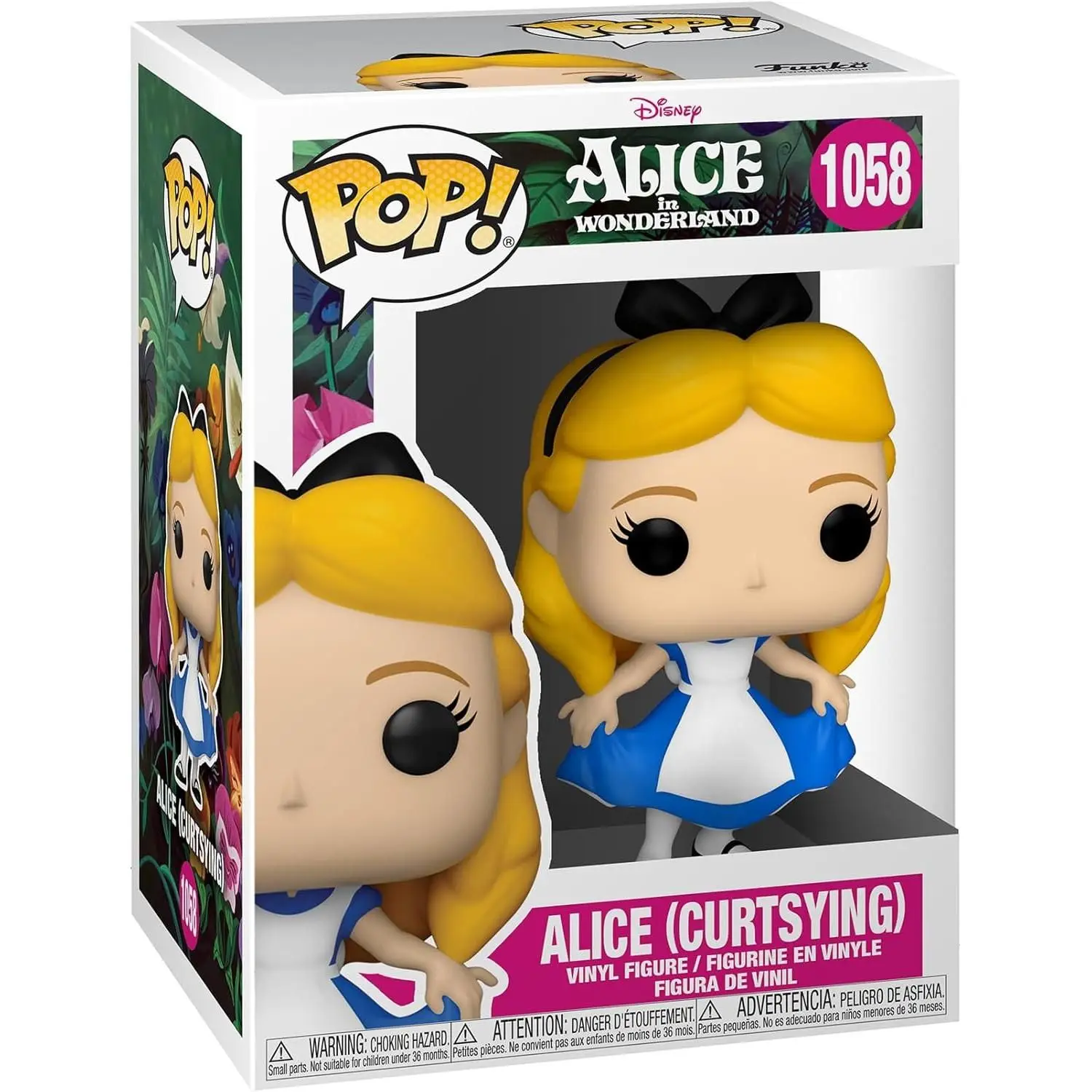 Funko Pop! Alice In Wonderland Figura Coleccionable Alice Curtsying, Modelo 1058, Vinilo Ideal Para Regalo, Envío Inmediato.