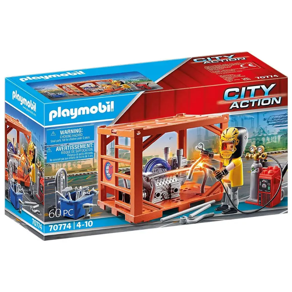 Playmobil fabricante de contenedores (70774) City Action