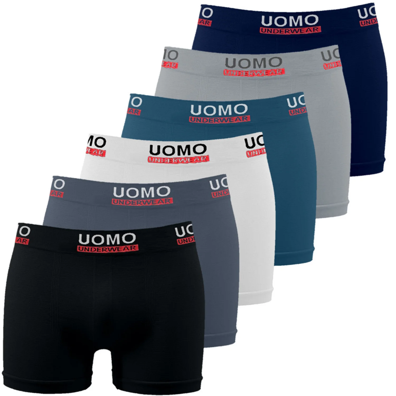 NAKLOE - 6 Piezas - Calzoncillos para Hombre - Boxers hombre - Calzoncillos hombre - Boxer Hombres