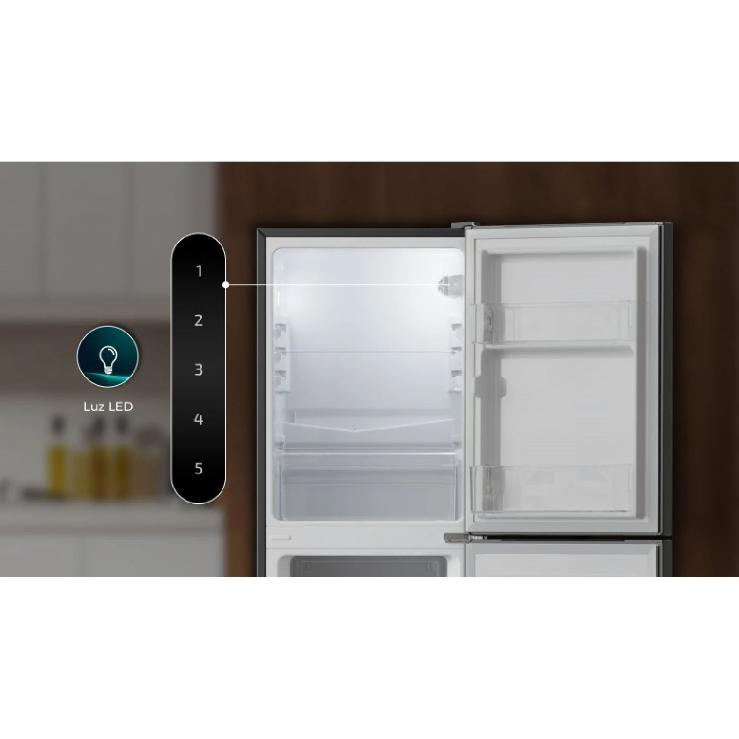 Cecotec bolero coolmarket combi refrigerators 117 df white e