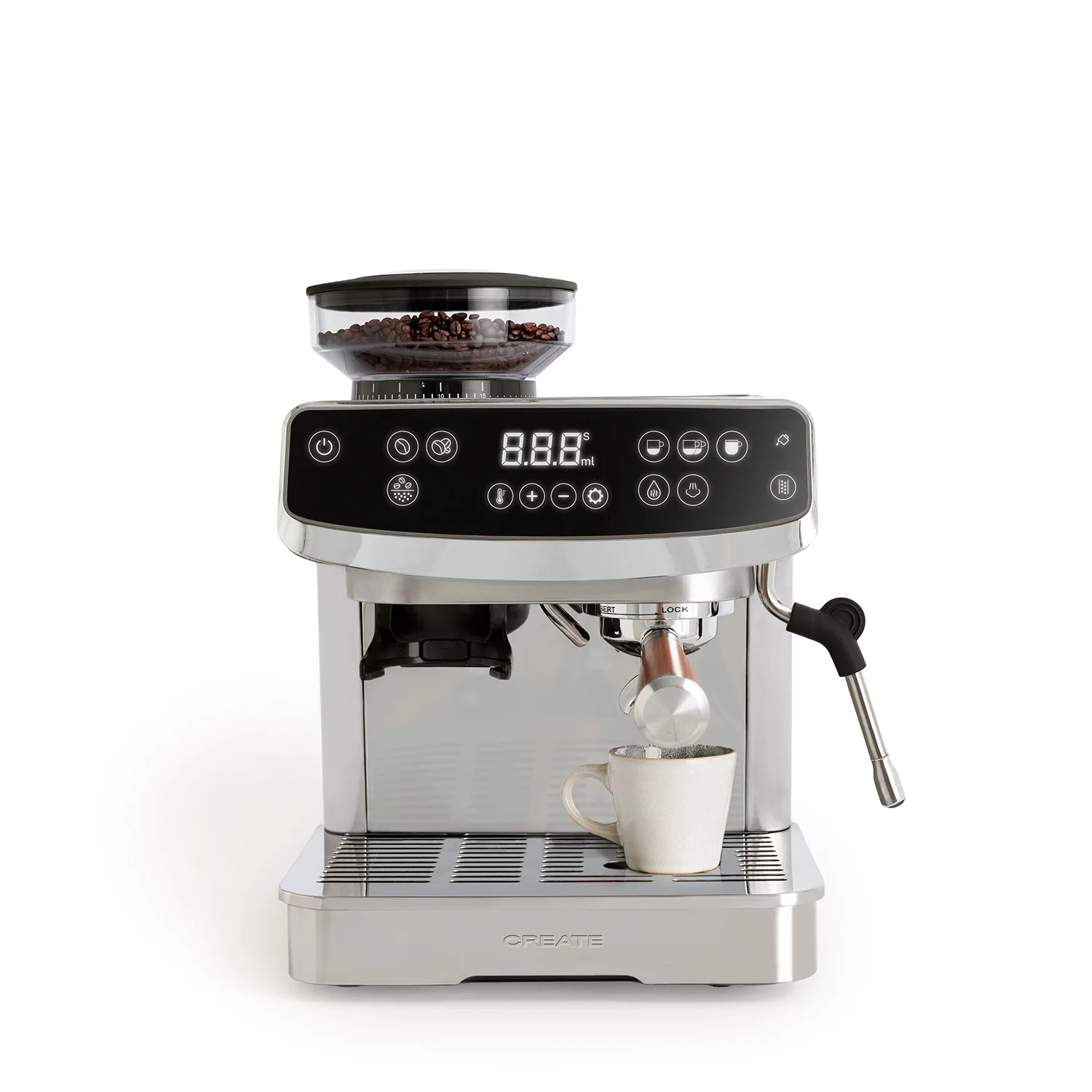 Create - semi-automatic express coffee maker with touch screen - thera advance touch