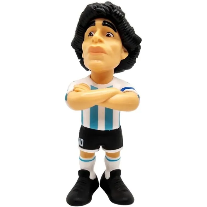Figura Minix Maradona Argentina Modelo 10A -  Original - Figuras Miniaturas Coleccionables Para Exhibición - Idea De Regalo - Mercancía Oficial - Juguetes Para Niños - Fans