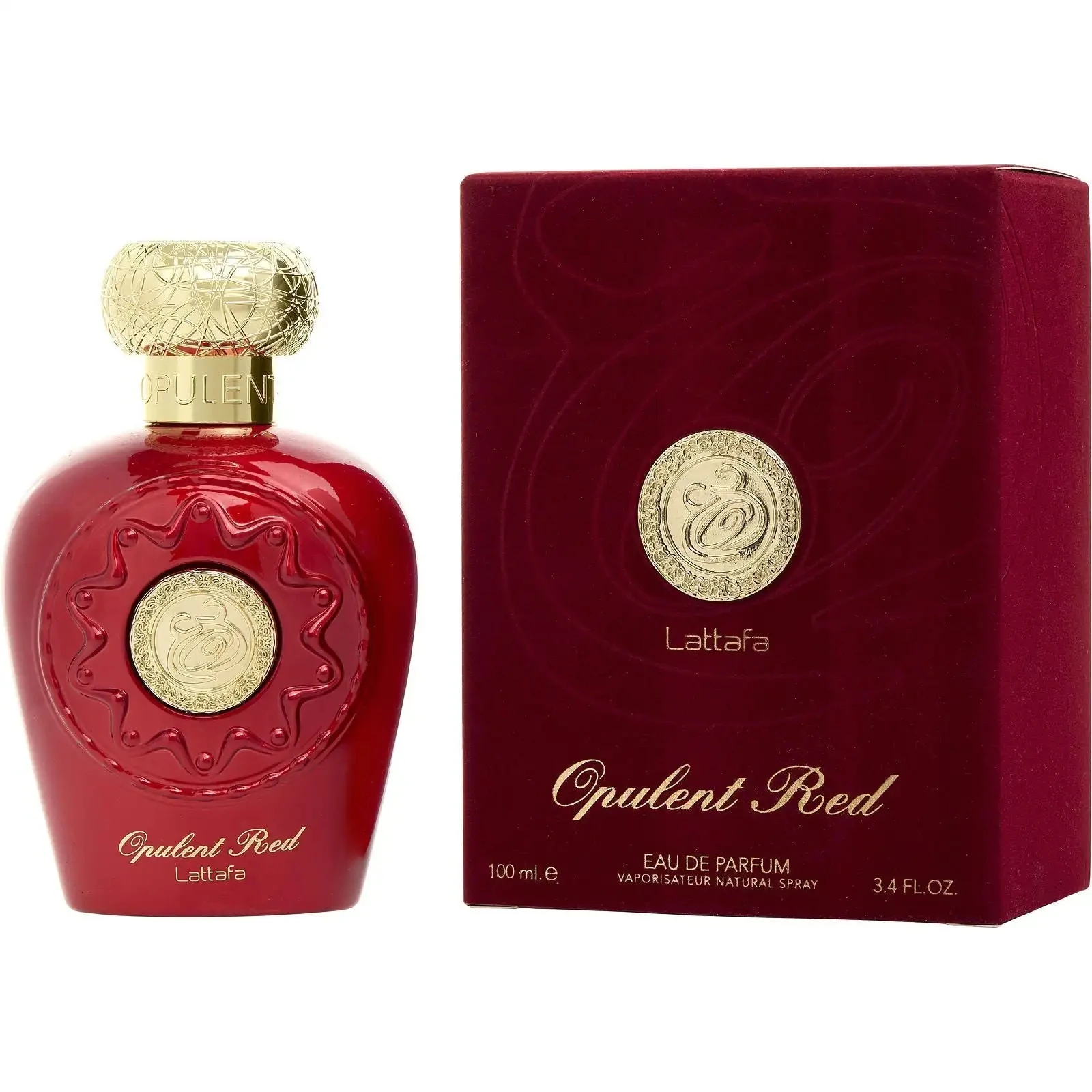 Perfume OPULENT LATTAFA 100 ml | Modelos RED, Oud, Musk y Blue Oud | Fragancia Árabe Original | Aroma Intenso, Lujoso y Sofisticado | Perfume de Larga Duración para Hombre y Mujer