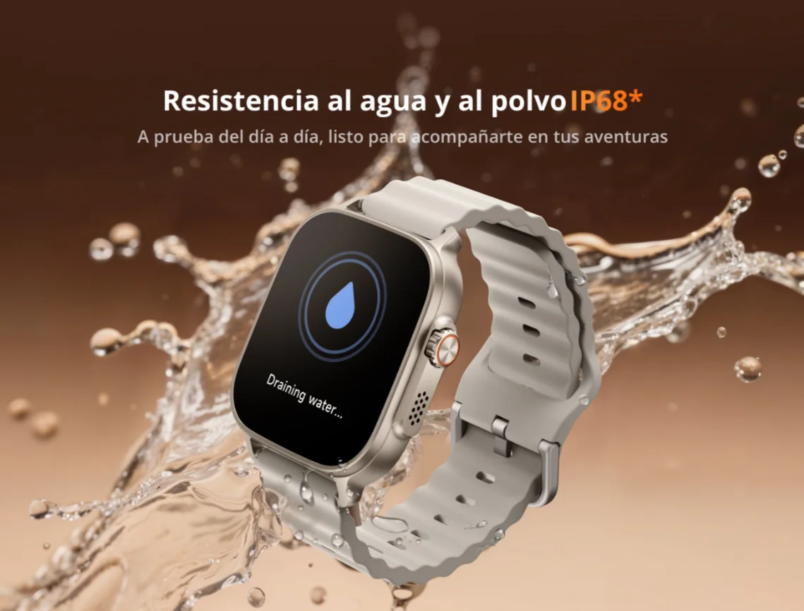 Smartwatch – Reloj inteligente realme Watch 5, Versión Global, Gran Pantalla AMOLED de 1.97″, 16 días Vida de la Batería muy Larga, IP68, 108 modos de deporte y de monitorización de salud, Brújula y GPS independiente con 5 GNSS 6