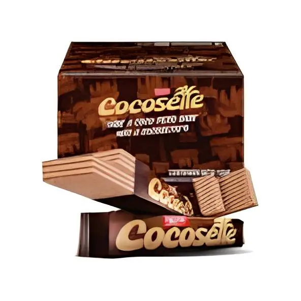 COCOSETTE coconut-filled biscuit 50G. DISPLAY of 21 units. Coconut stuffed biscuit