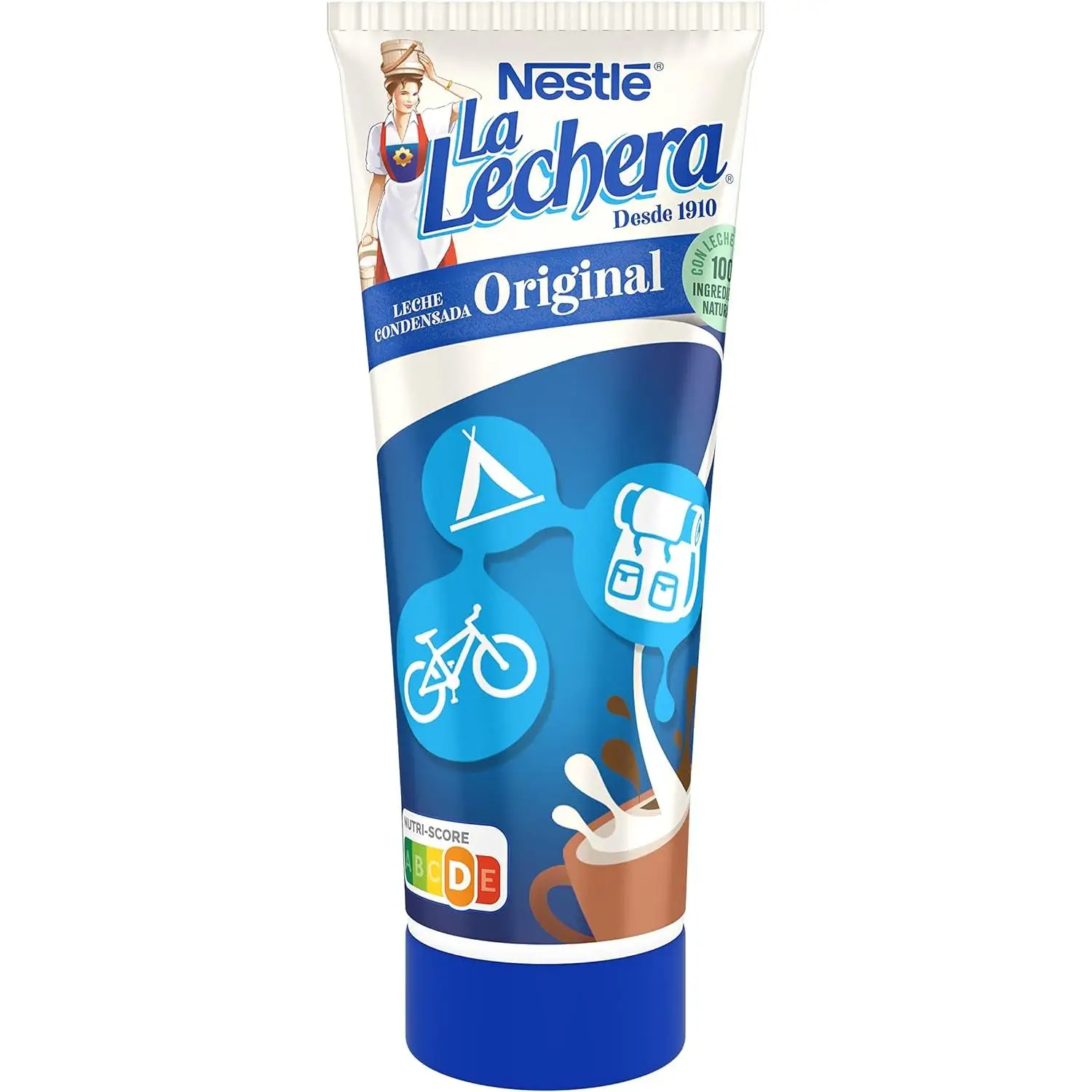 La Lechera -2 UNIDADES  Leche Condensada Entera tubo 170g