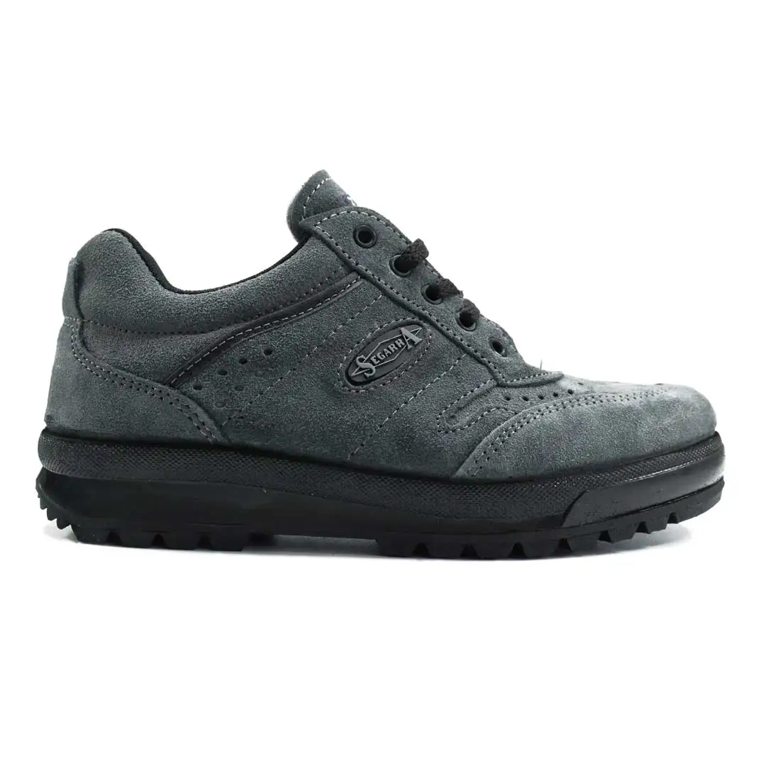 3301 Deportiva Segarra Piel Serraje Gris – Calzado Trekking, Laboral y Tiempo Libre, Suela Antideslizante