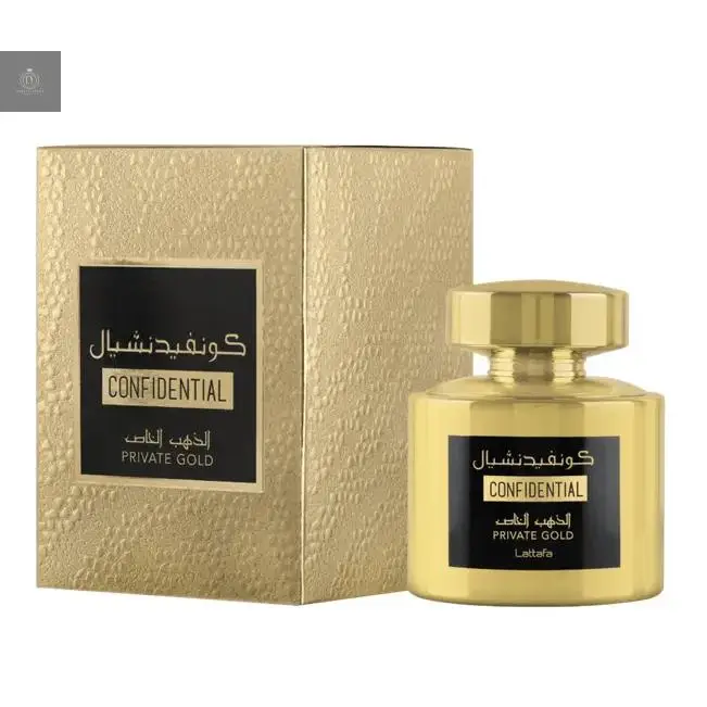 Confidential Private Gold Lattafa 100 ml Lattafa Perfumes mujer y hombre   MADE IN DUBAI