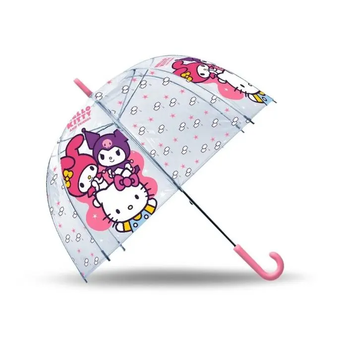 Kids Paraguas Transparente Campana 46Cm Hello Kitty & Friends Hello Kitty