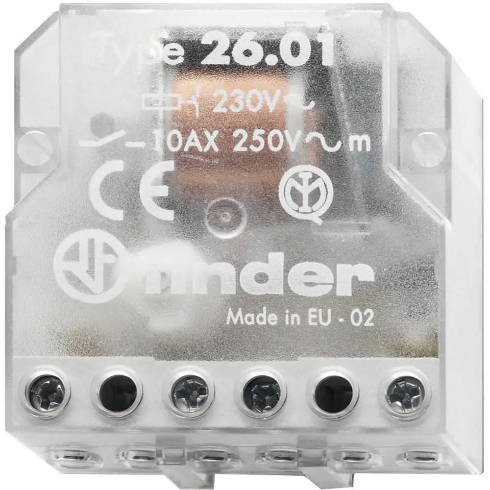 Telerruptor FINDER 230Vac 1Cto Abierto En Reposo 10A