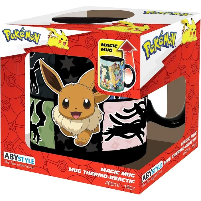 Ninguno Taza Térmica De Cerámica Abystyle Pokémon Modelo Eevee