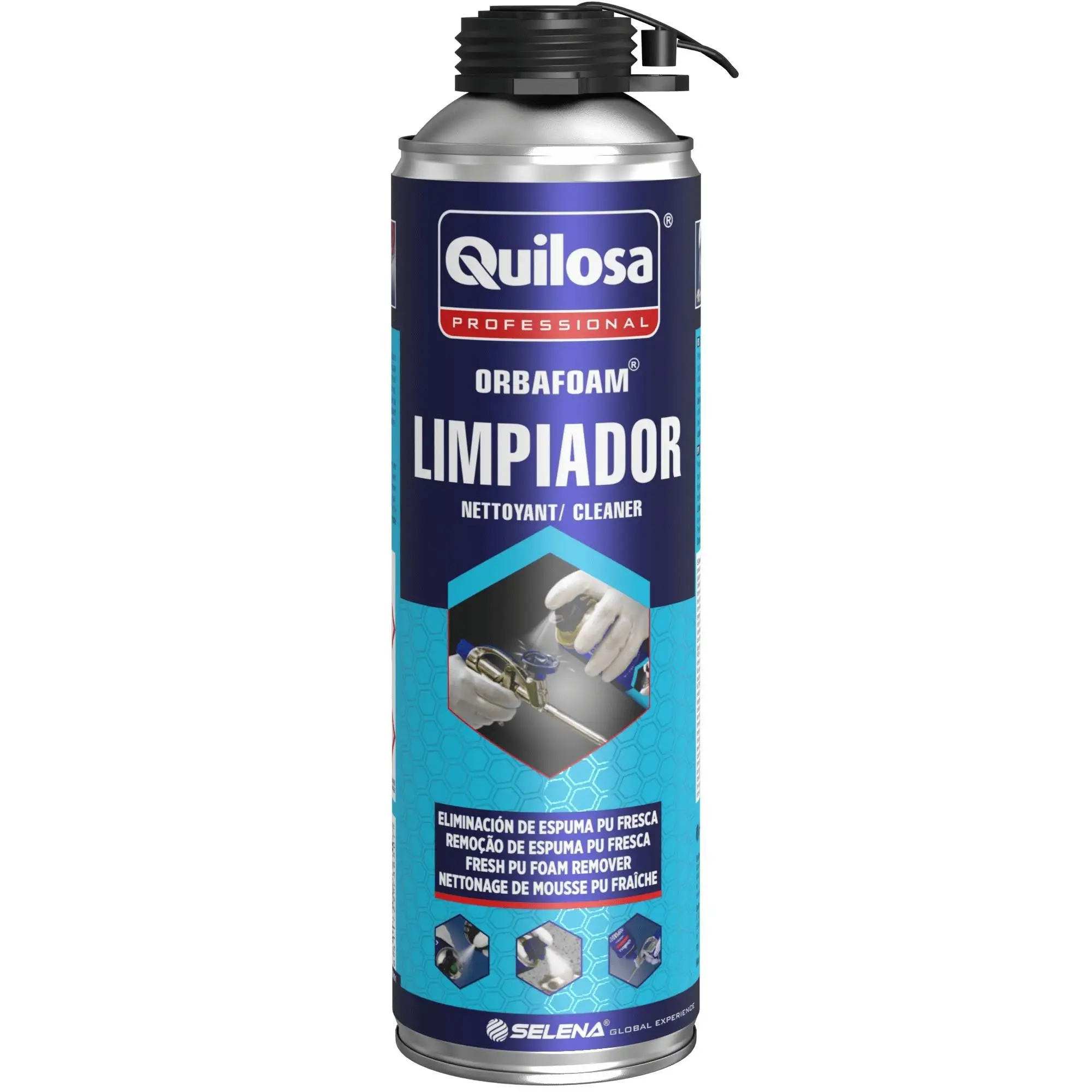 Limpiador de la Pistola de Espuma de Poliuretano PU Fresca Quilosa, 500ml