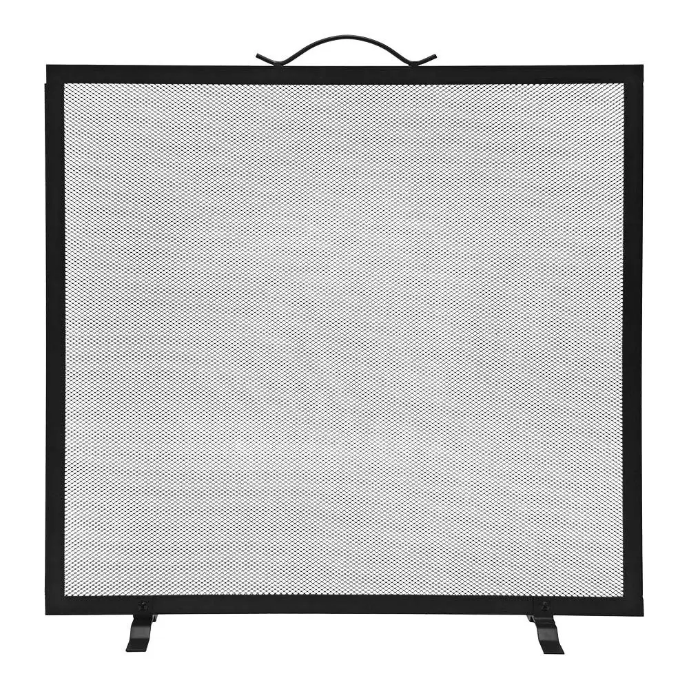 REJILLA SALVACHISPAS CUADRADA, NEGRA, 60 x 0,5 x 60 cm