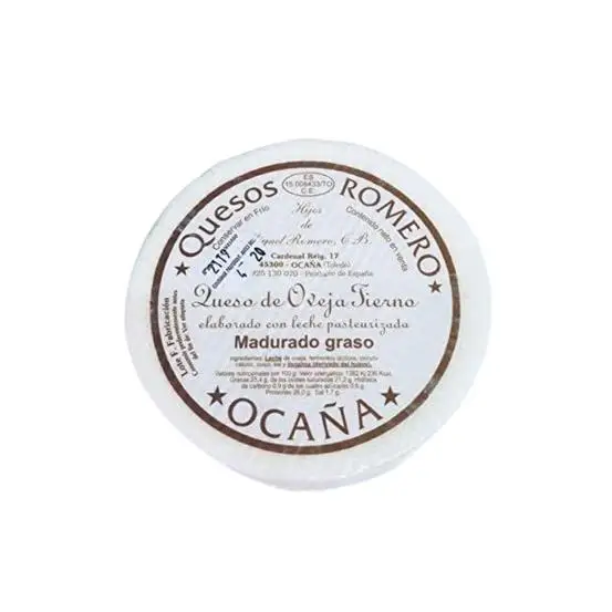 Ibéricos a Domicilio Gourmet - Queso Romero Ocaña Tierno - 100% Artesano