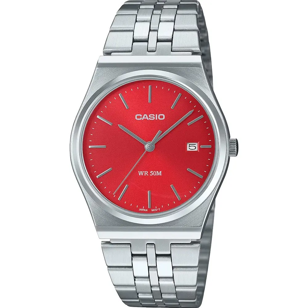 Casio Reloj Mujer Analogico Cuarzo con Correa de Acero MTP-B145D-4A2VEF