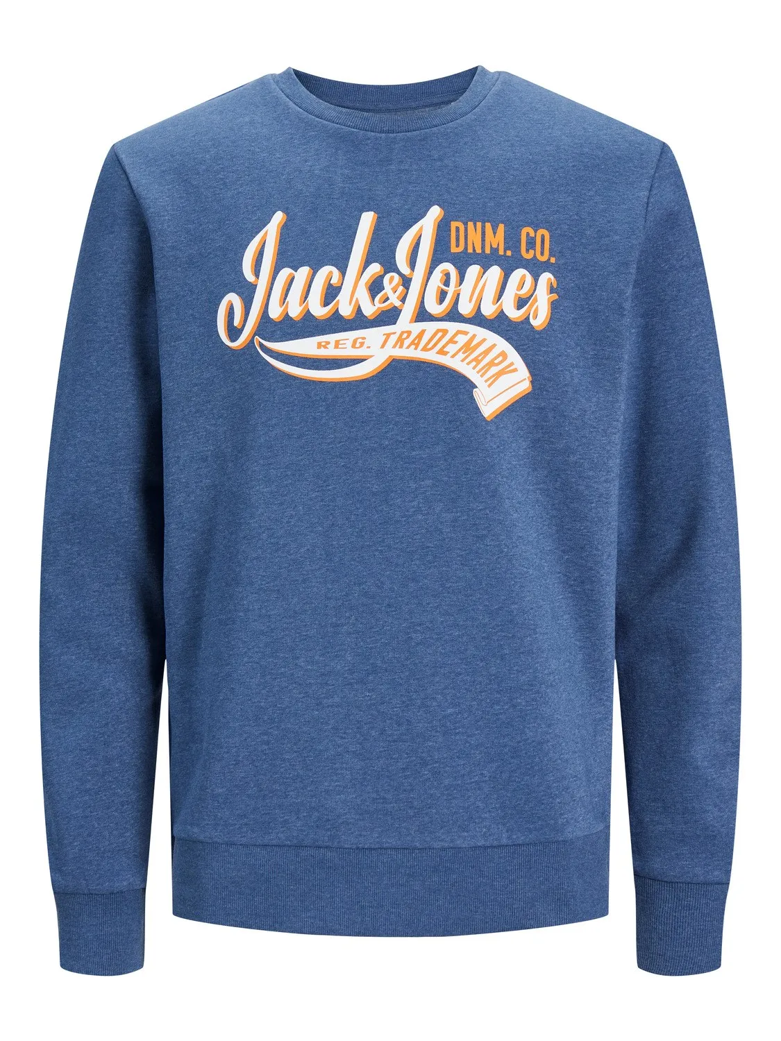 Jack & Jones sweatshirt man New SS24 Mod JJELOGO CNECK logo print, very soft and warm autumn winter Ref 248394