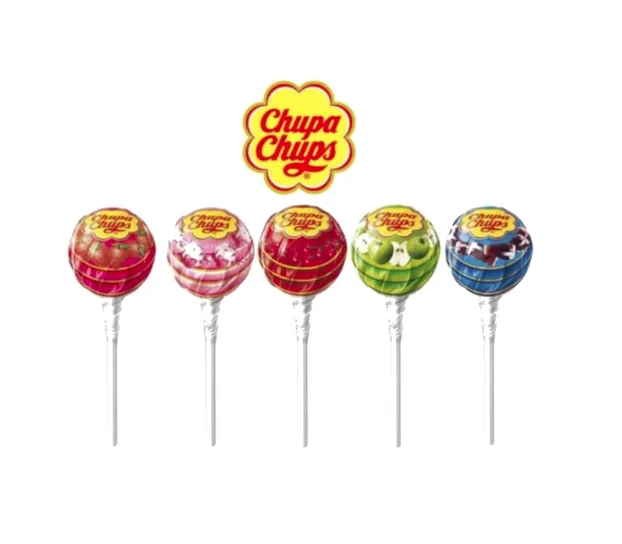 Chupa chups the best of assorted stick candies gluten free bag 120 count