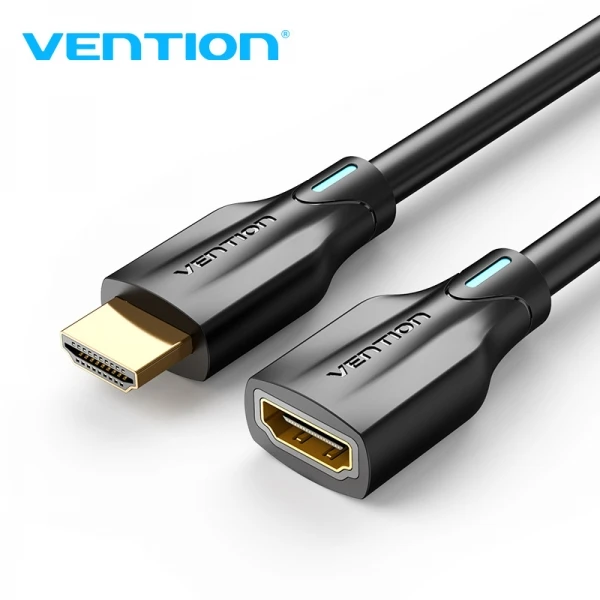 Vention cable alargador hdmi 2.1 8k hdmi macho a hdmi hembra - 1m - color negro