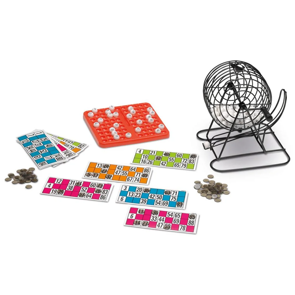Bingo Clasico con bombo y cartones 21x21x21 cm (Cayro 300)