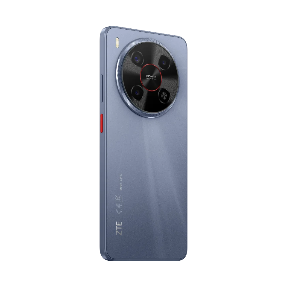 ZTE Blade V70 Max, 5G smartphone with 128GB expandable storage, 5200mAh battery with 18W fast charging, 50MP AI camera, 6.9" HD+ display at 120Hz, NFC, dual SIM, Android 15, includes protective case and screen protector. #3