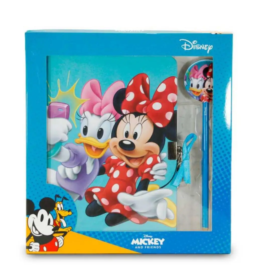 Daily Karactermania gift Pack with key plus pencil Disney Minnie and Daisy 24x23x2.5