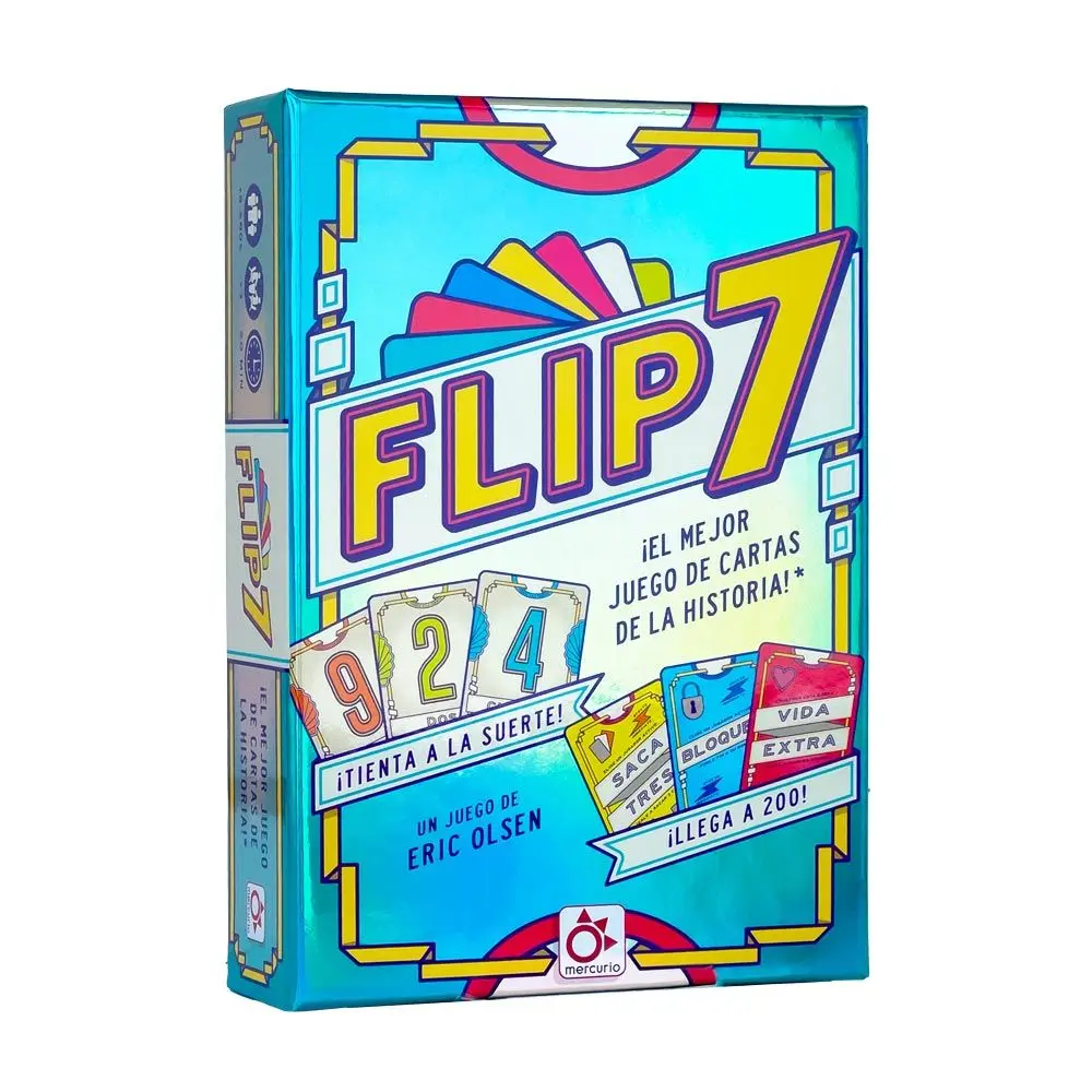 Flip 7, ¡el mejor juego de cartas de la historia! Editado por Mercurio