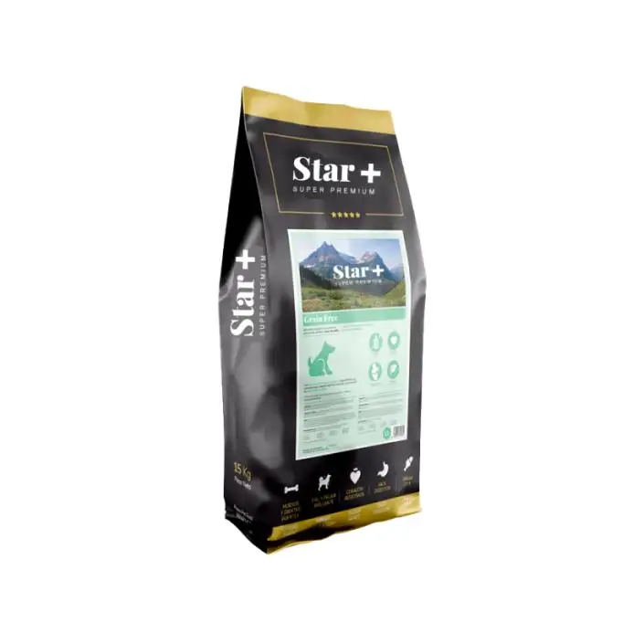 POPAS STAR + SIN CEREALES : Pienso hipoalergénico para perros adultos con pollo y salmón - 15kg