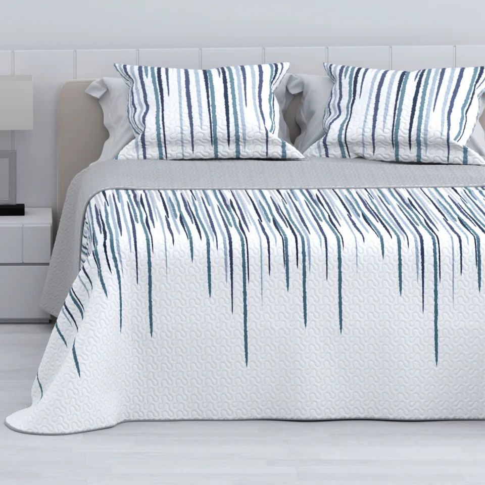 Colcha Bouti Modelo VIlar HMS, Primavera Verano Reversible Para Cama de 90, 105, 135, 150 y 180