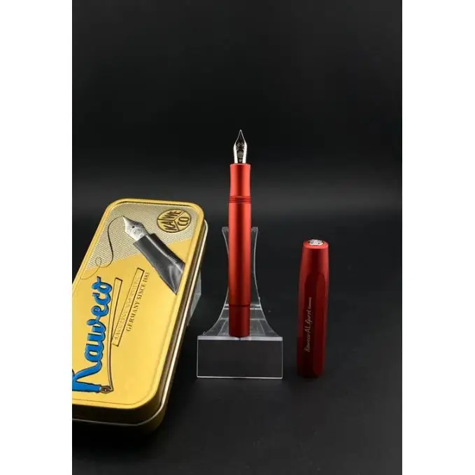 Pluma Estilográfica kaweco Al Sport Aluminio Rojo
