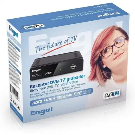 Engel rt5130t2 fullhd dvb-t2 receiver - tv accessories