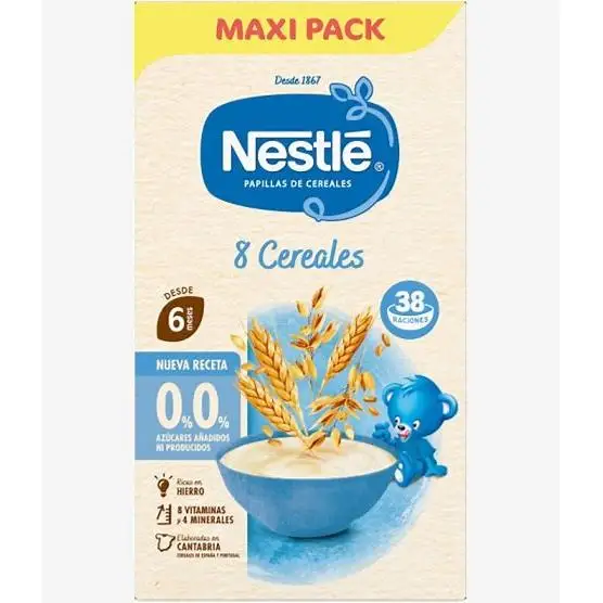 NESTLE PAPILLA CEREALES 0% 0% AZUCARES AÑADIDOS NI PRODUCIDOS 570 G