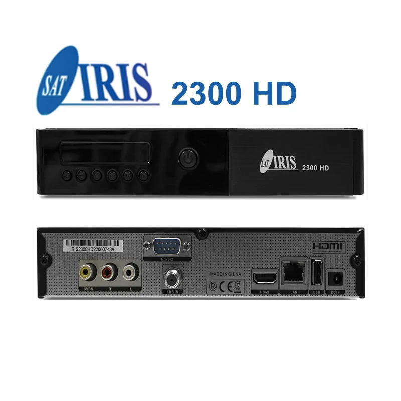 Iris 2300 hd - dvb-s2 h.265 hevc satellite receiver