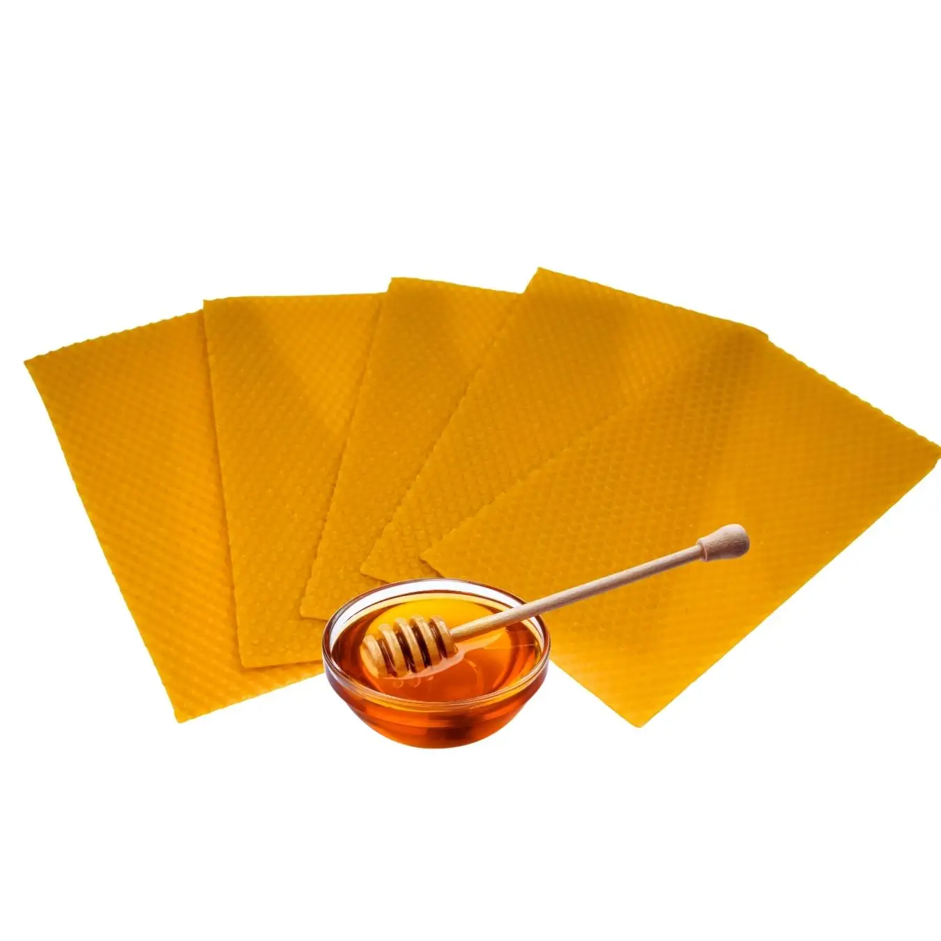 Láminas de cera de Abeja para hacer velas de miel y manualidades - DECEVI - 105 Gramos o 215 Gramos aproximadamente - 100% Cera de Origen Español - Apicultores locales