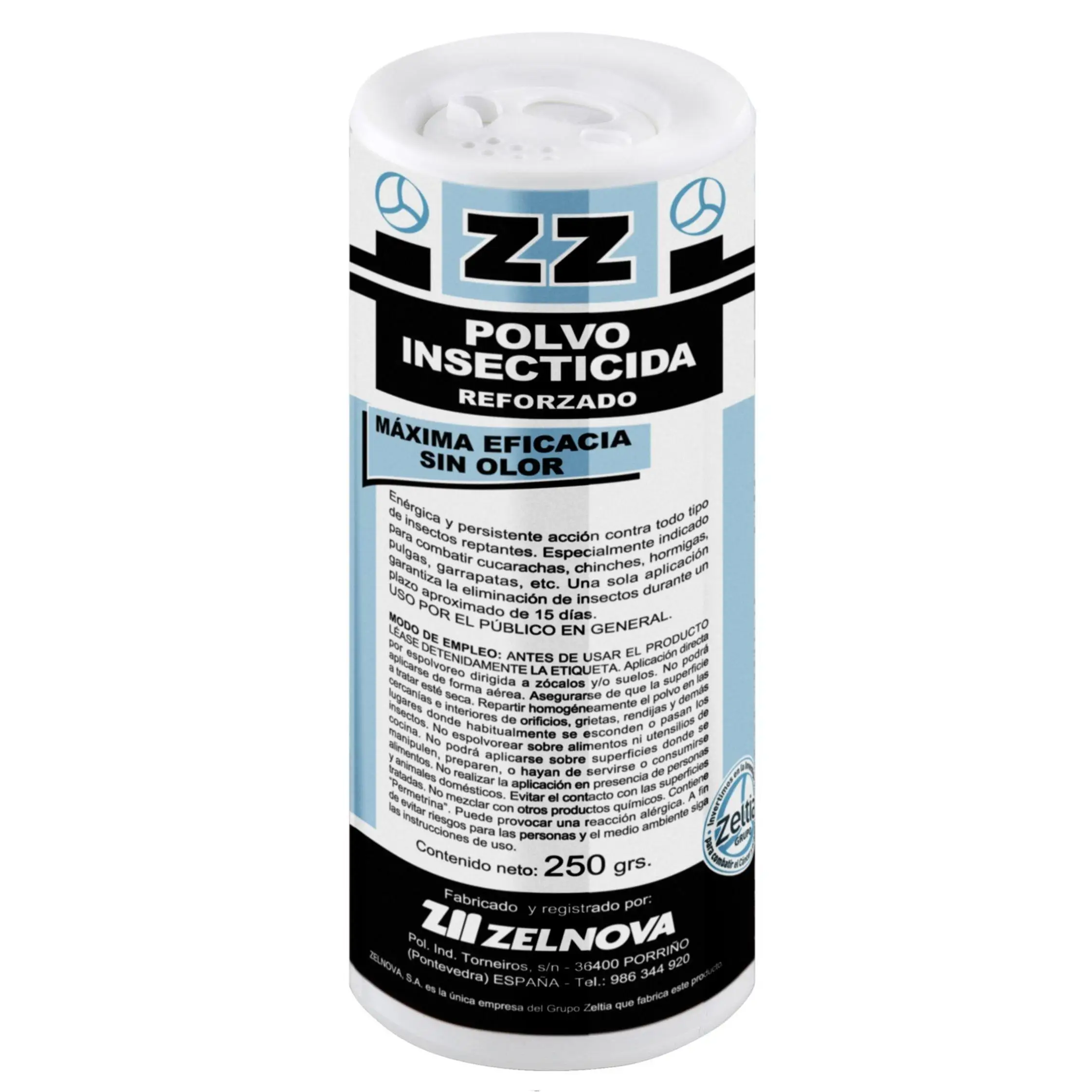 ZZ Polvo Insecticida Sin Olor 250 g