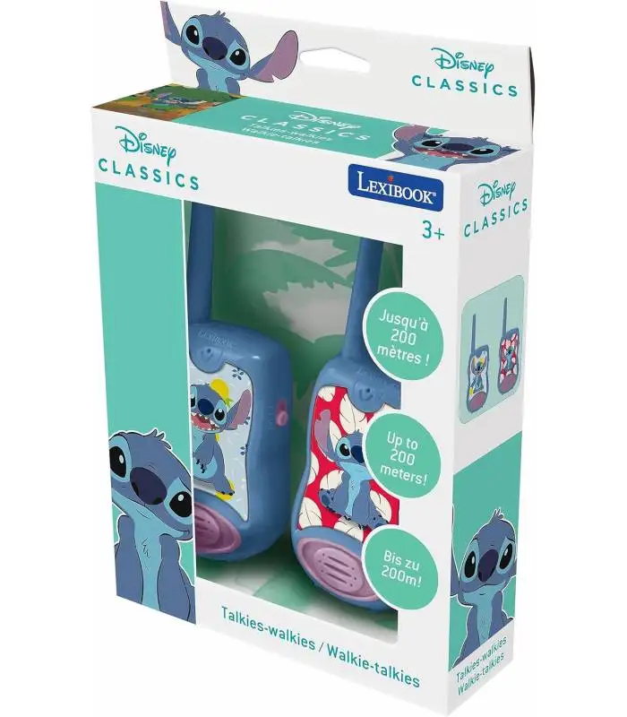 Stitch walkie talkies range 120m by lexibook