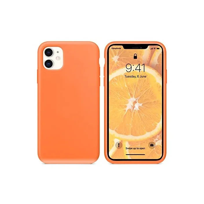 Funda Silicona para Apple iPhone 11 Vitamina C | Librephonia
