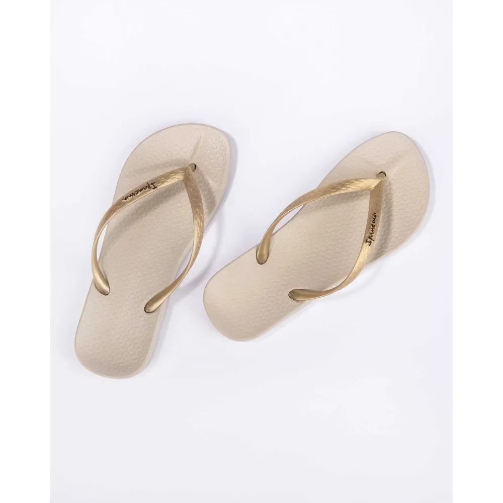 Woman IPANEMA IP8103023097 slave beach BEIG/GOLD water flip flops