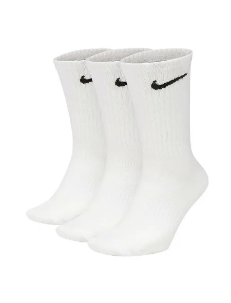 NIKE EVERYDAY light weight socks BLANC 100