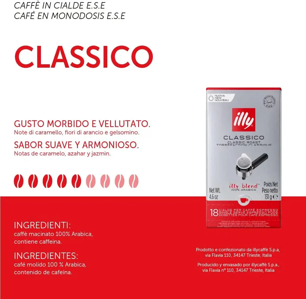 Illy ese classic, 18 single-dose