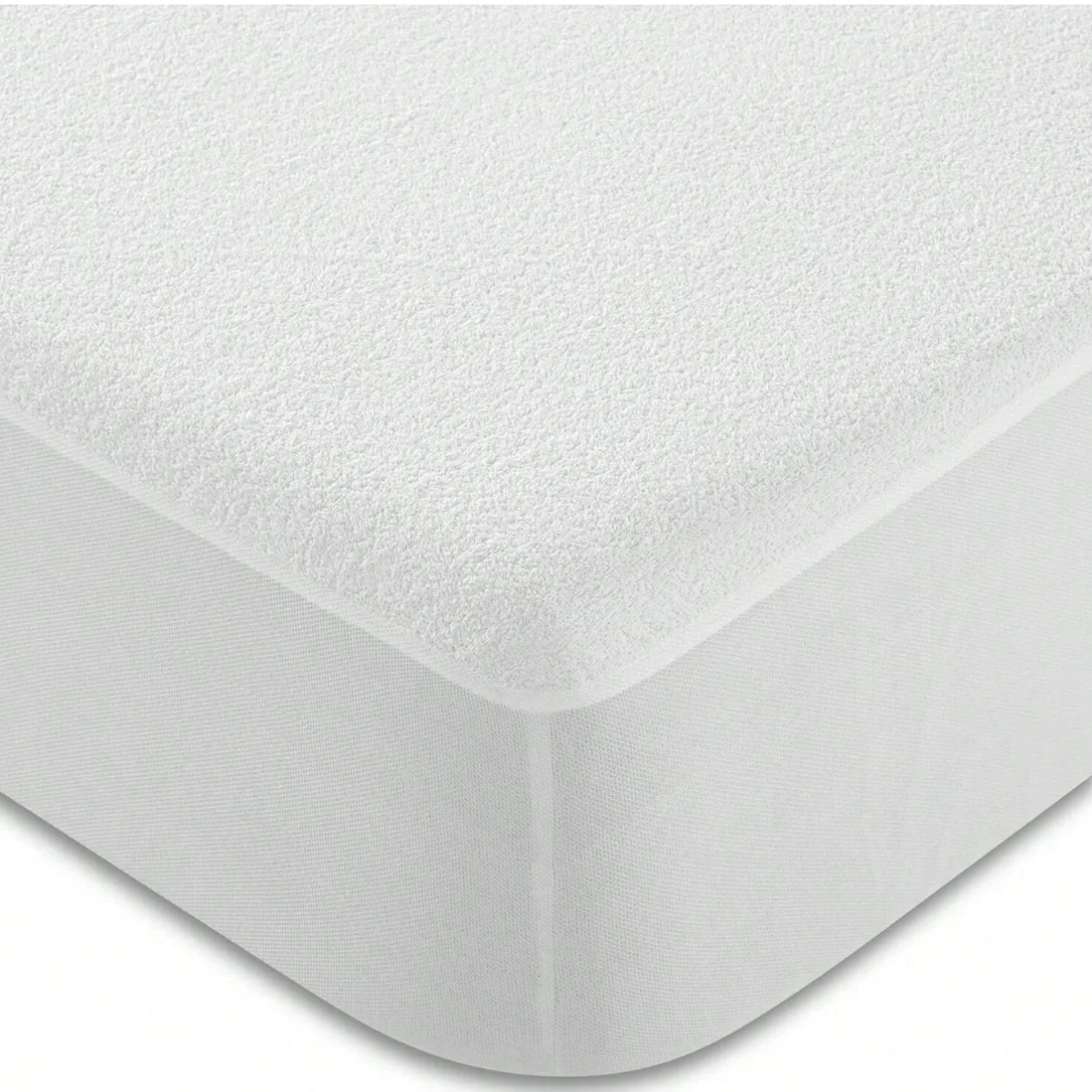 ZYLX SHOPPING – Protector de Colchón Impermeable Transpirable | Funda Ajustable Antiácaros 100% Microfibra | Cubrecolchón Rizo Resistente para Cama 80/90/105/135/150x190/200 cm | Lavable y Silencioso