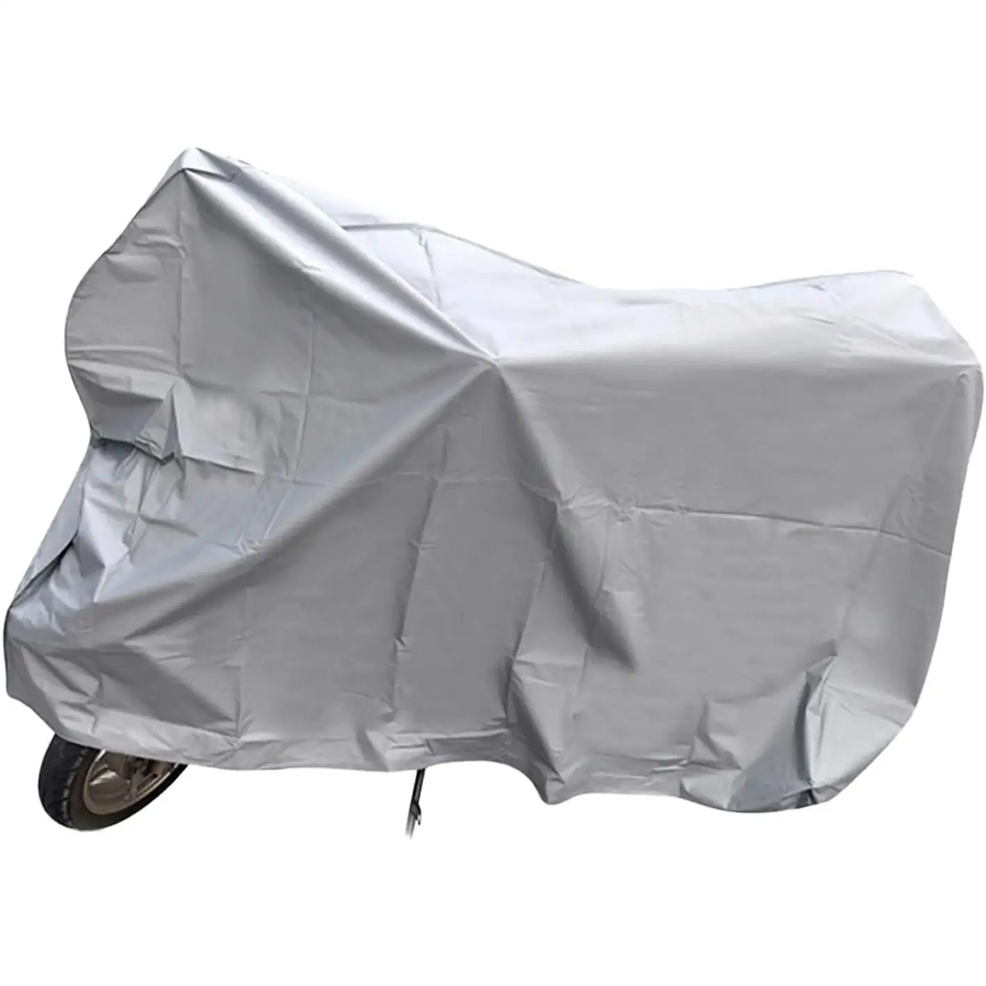 Funda Impermeable Metalizada para Moto y Scooter – Cubierta Exterior 100% Polietileno 130x230cm o 100% Poliester 140x240cm Resistente a Lluvia, Viento, Polvo y Excrementos de Aves – Protección Total