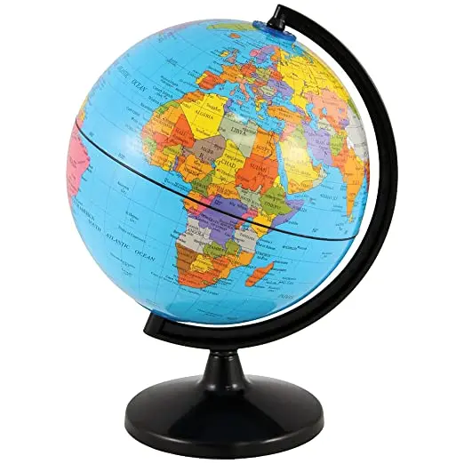 Disok Lote de 10 Huchas Bolas del Mundo en Caja Regalo para Ahorrar Dinero y Aprender Geografía - Regalo para Bodas, Comuniones, Graduaciones y Navidades Cumpleaños Originales Niños Infantiles